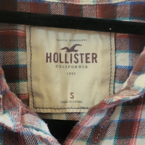Hollister Womens Multicolor Plaid Button-Down Shirt - Picture 2 of 4